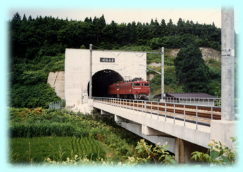 開通当時の青函トンネル